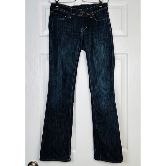 Citizens Of Humanity Denim - Citizens of Humanity Bootcut Jeans Sz 24 Studded Pocket USA Made Distressed